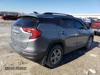 2020 GMC Terrain SLE with VIN 3GKALMEV3LL203614, listed as a Copart auction lot 46099155 with 67,160 mi miles and Salvage Title. Bid and sale history available at carsss.com. Image 3.