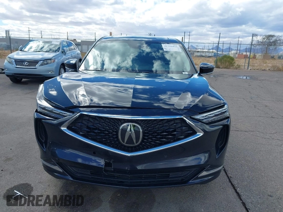 2023 Acura MDX w/Technology Package with VIN 5J8YD9H4XPL002240, listed as a IAAI auction lot 41754411 with 58,721 mi miles. Bid and sale history available at carsss.com. Image 12.