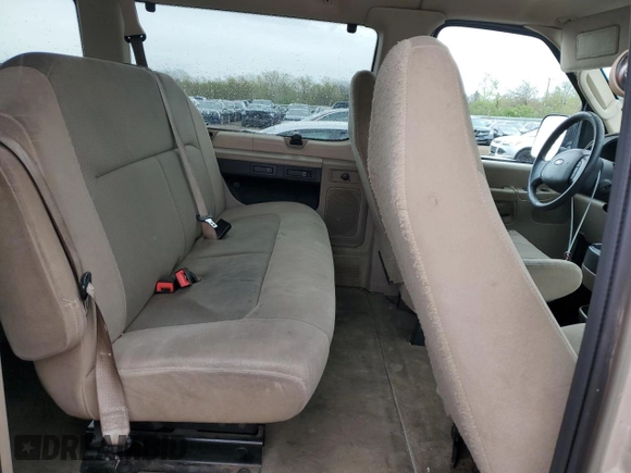 2008 Ford Econoline Passenger XL with VIN 1FBNE31LX8DB42236, listed as a Copart auction lot 55294215 with 150,809 mi miles and Salvage title. Bid and sale history available at DreamBid. Image 11.