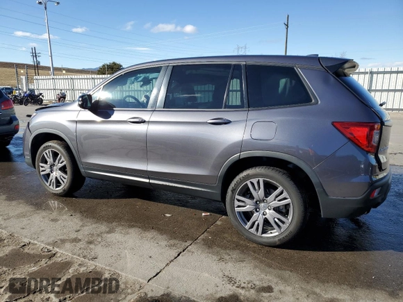 2019 Honda Passport EX-L with VIN 5FNYF8H53KB027391, listed as a Copart auction lot 87193204 with 92,870 mi miles and Salvage title. Bid and sale history available at DreamBid. Image 2.
