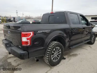 2020 Ford F-150 XL with VIN 1FTEW1EPXLFB81285, listed as a Copart auction lot 41958135 with 60,809 mi miles and Salvage Title. Bid and sale history available at carsss.com. Image 3.