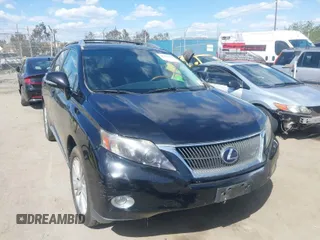 2010 Lexus RX 450h with VIN JTJBC1BA0A2032056, listed as a IAAI auction lot 41966158 with 222,070 mi miles and . Bid and sale history available at carsss.com. Image 1.