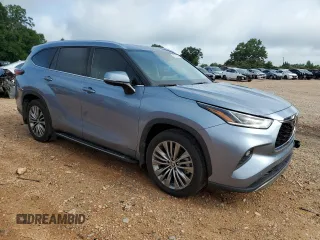 2023 Toyota Highlander L with VIN 5TDKDRBH3PS000635, listed as a Copart auction lot 61023505 with 47,348 mi miles and Salvage title. Bid and sale history available at DreamBid. Image 4.