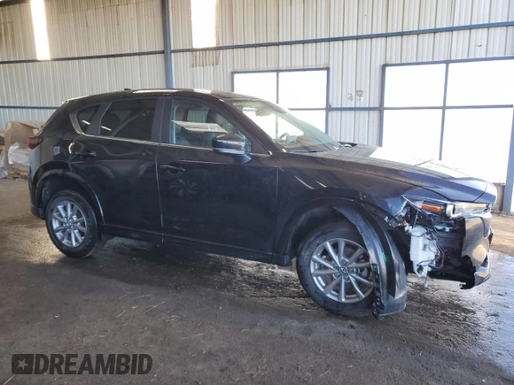2025 Mazda CX-5 2.5 S Select Package with VIN JM3KFBBL8S0560918, listed as a Copart auction lot 47169635 with 4,988 mi miles and Clean Title. Bid and sale history available at carsss.com. Image 4.