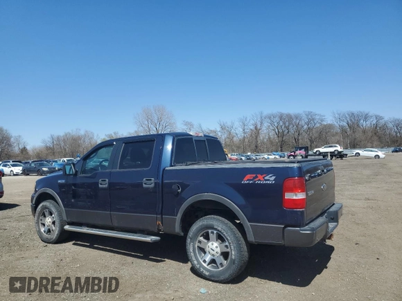 2005 Ford F-150 XLT with VIN 1FTPW14555FA18331, listed as a Copart auction lot 52236995 with 187,712 mi miles and Clean Title. Bid and sale history available at carsss.com. Image 2.