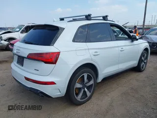 2023 Audi Q5 S line Premium Plus with VIN WA1EAAFY3P2111723, listed as a IAAI auction lot 42196076 with 33,426 mi miles and . Bid and sale history available at DreamBid. Image 4.