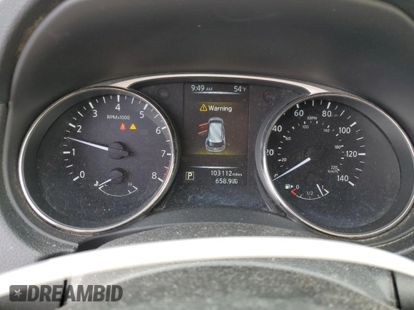 2016 Nissan Rogue S with VIN KNMAT2MV0GP696793, listed as a Copart auction lot 50776305 with 103,112 mi miles and Salvage Title. Bid and sale history available at DreamBid. Image 9.