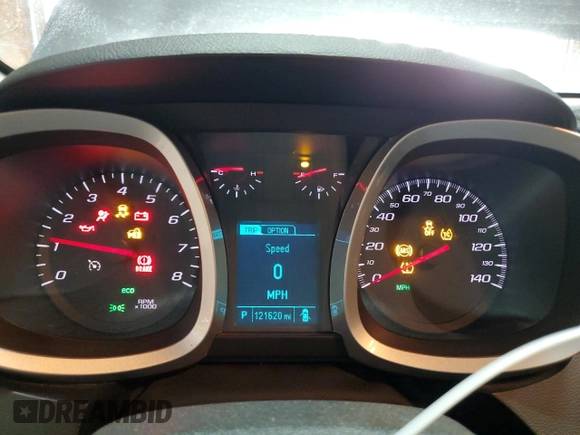 2016 Chevrolet Equinox LS with VIN 2GNFLEEK1G6339643, listed as a Copart auction lot 49295535 with 121,620 mi miles and Clean Title. Bid and sale history available at DreamBid. Image 9.