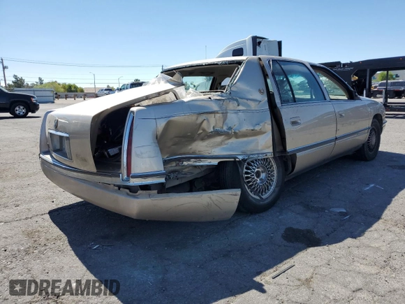 1995 Cadillac DeVille z VIN 1G6KD52B6SU274827, wystawiony jako Copart lot #41902125 z przebiegiem Nie podano mil oraz Szkoda całkowita • Salvage title. Historia ofert i sprzedaży dostępna na DreamBid. Obrazek 3.