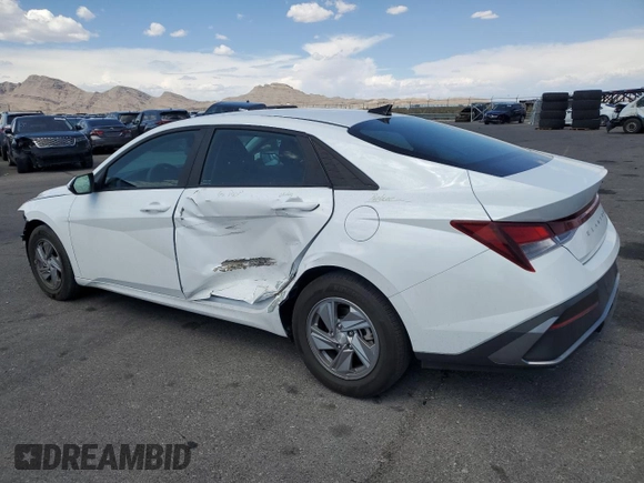 2024 Hyundai Elantra SE with VIN KMHLL4DG0RU640147, listed as a Copart auction lot 60295455 with 34,153 mi miles and Salvage title. Bid and sale history available at DreamBid. Image 2.