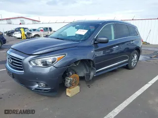 2014 Infiniti QX60 with VIN 5N1AL0MM7EC533764, listed as a IAAI auction lot 41849807 with 73,079 mi miles. Bid and sale history available at carsss.com. Image 2.