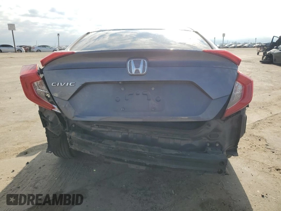 2017 Honda Civic Sedan LX with VIN 2HGFC2F54HH512871, listed as a Copart auction lot 44730755 with 203,249 mi miles and Salvage Title. Bid and sale history available at carsss.com. Image 6.