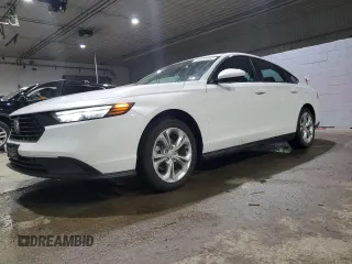 2024 Honda Accord LX z VIN 1HGCY1F2XRA074863, wystawiony jako Copart lot #45483295 z przebiegiem 6 328 mil mil oraz Szkoda całkowita • Salvage title. Historia ofert i sprzedaży dostępna na DreamBid. Obrazek 1.