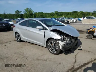 2014 Hyundai Elantra z VIN KMHDH6AH8EU028691, wystawiony jako Copart lot #57081515 z przebiegiem 93 198 mil mil oraz Szkoda całkowita • Salvage title. Historia ofert i sprzedaży dostępna na DreamBid. Obrazek 4.
