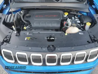 2022 Jeep Compass Latitude with VIN 3C4NJCBB7NT119404, listed as a Copart auction lot 81812534 with 48,743 mi miles and Salvage Title. Bid and sale history available at DreamBid. Image 12.