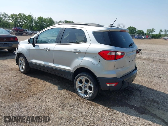 2021 Ford EcoSport SE with VIN MAJ3S2GE3MC412086, listed as a IAAI auction lot 42399957 with 38,628 mi miles and . Bid and sale history available at DreamBid. Image 3.