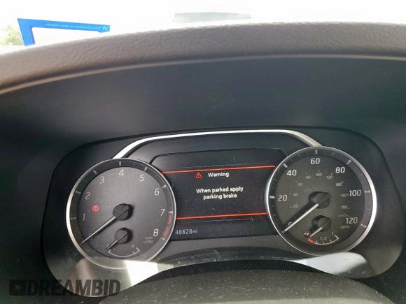 2022 Nissan Frontier SV with VIN 1N6ED1EJ7NN607859, listed as a Copart auction lot 60967545 with 48,828 mi miles and Salvage title. Bid and sale history available at DreamBid. Image 9.