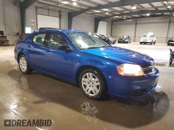 2014 Dodge Avenger SE with VIN 1C3CDZAB8EN126367, listed as a Copart auction lot 57153165 with 147,539 mi miles and Clean title. Bid and sale history available at DreamBid. Image 4.