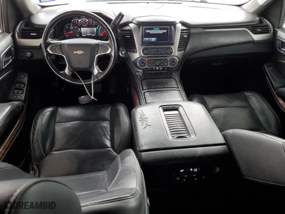 2018 Chevrolet Tahoe Premier with VIN 1GNSCCKC9JR342575, listed as a Copart auction lot 87746435 with 161,056 mi miles and Salvage Title. Bid and sale history available at carsss.com. Image 8.