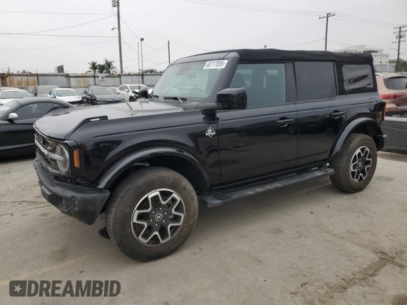2022 Ford Bronco z VIN 1FMDE5BH2NLB22556, wystawiony jako Copart lot #60717055 z przebiegiem 27 757 mil mil oraz Szkoda całkowita • Salvage title. Historia ofert i sprzedaży dostępna na DreamBid. Obrazek 1.