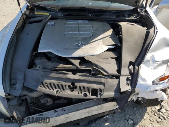 2010 Lexus LS 460 with VIN JTHCL5EF2A5005802, listed as a Copart auction lot 55045745 with 146,507 mi miles and Salvage title. Bid and sale history available at DreamBid. Image 11.