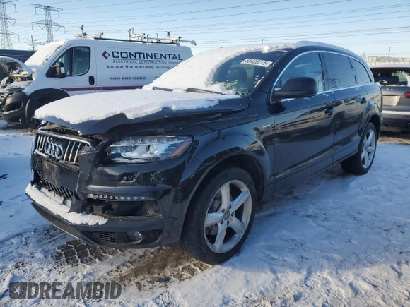 2015 Audi Q7 3.0T S line Prestige with VIN WA1DGAFE1FD019934, listed as a Copart auction lot 88426275 with 198,386 mi miles and Salvage Title. Bid and sale history available at carsss.com. Image 1.