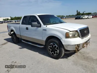2007 Ford F-150 XL with VIN 1FTPX12V27NA40182, listed as a Copart auction lot 63041395 with 218,024 mi miles and Non repairable. Bid and sale history available at DreamBid. Image 4.