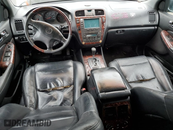 2002 Acura MDX Touring Pkg with VIN 2HNYD18692H526612, listed as a Copart auction lot 43260345 with 0 mi miles and Salvage Title. Bid and sale history available at carsss.com. Image 8.
