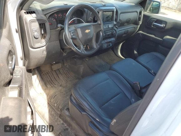 2019 Chevrolet Silverado 1500 Work Truck with VIN 3GCNWAEF2KG202277, listed as a Copart auction lot 42603945 with 118,807 mi miles and Salvage Title. Bid and sale history available at DreamBid. Image 8.