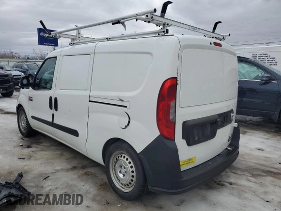 2019 Ram ProMaster City Cargo Tradesman z VIN ZFBHRFAB4K6N48548, wystawiony jako Copart lot #47012605 z przebiegiem 96 254 mil mil oraz Szkoda całkowita • Salvage title. Historia ofert i sprzedaży dostępna na DreamBid. Obrazek 2.