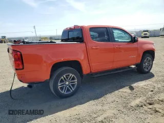 2021 Chevrolet Colorado 2WD LT with VIN 1GCGSCEN4M1144925, listed as a Copart auction lot 54852425 with 50,874 mi miles and Salvage title. Bid and sale history available at DreamBid. Image 3.