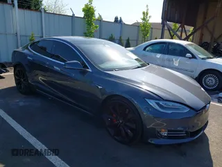 2017 Tesla Model S 100D with VIN 5YJSA1E49HF189008, listed as a IAAI auction lot 42051518 with 49,145 mi miles and . Bid and sale history available at DreamBid. Image 1.