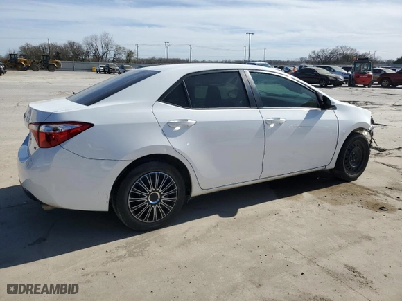 2016 Toyota Corolla L with VIN 2T1BURHEXGC640587, listed as a Copart auction lot 48701815 with 128,272 mi miles and Clean Title. Bid and sale history available at carsss.com. Image 3.