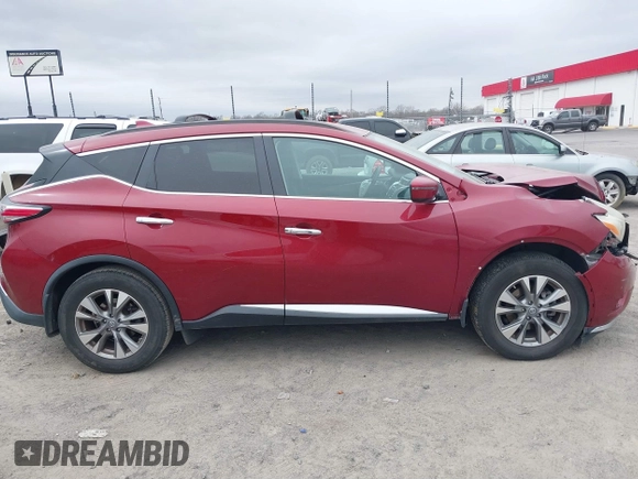 2018 Nissan Murano SV with VIN 5N1AZ2MG4JN163330, listed as a IAAI auction lot 41729187 with 94,229 mi miles and . Bid and sale history available at DreamBid. Image 13.