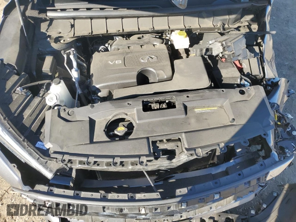 2023 Infiniti QX60 Sensory with VIN 5N1DL1GS5PC353778, listed as a Copart auction lot 50277475 with 20,386 mi miles and Salvage title. Bid and sale history available at DreamBid. Image 14.