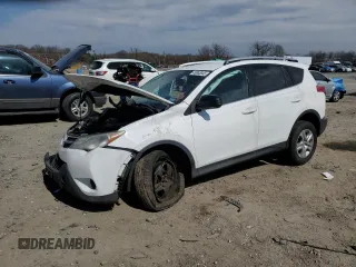 2015 Toyota RAV4 LE with VIN 2T3BFREV3FW314679, listed as a Copart auction lot 49963945 with 124,841 mi miles and Salvage title. Bid and sale history available at DreamBid. Image 1.