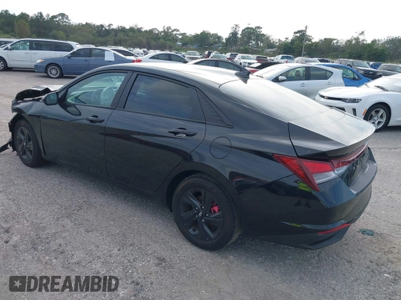 2023 Hyundai Elantra SEL with VIN KMHLM4AG4PU541880, listed as a IAAI auction lot 40639904 with 16,851 mi miles and . Bid and sale history available at DreamBid. Image 3.