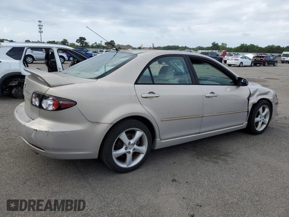 2007 Mazda 6 i Touring with VIN 1YVHP80C375M48554, listed as a Copart auction lot 61789634 with 105,250 mi miles and Clean Title. Bid and sale history available at DreamBid. Image 3.