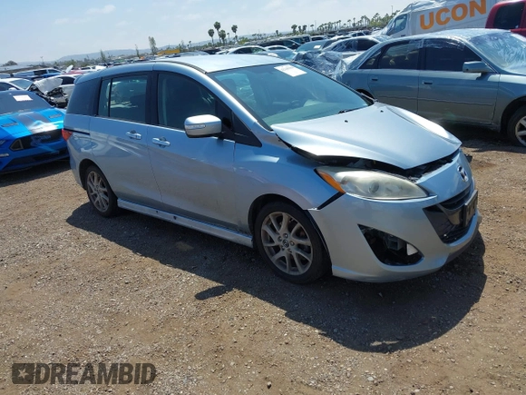 2013 Mazda 5 Touring with VIN JM1CW2CL8D0145628, listed as a IAAI auction lot 42148184 with 137,150 mi miles and . Bid and sale history available at DreamBid. Image 1.