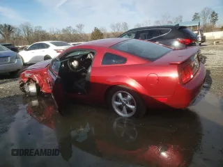 2007 Ford Mustang Deluxe with VIN 1ZVHT80N175353149, listed as a Copart auction lot 45021165 with 124,137 mi miles and Salvage Title. Bid and sale history available at carsss.com. Image 2.