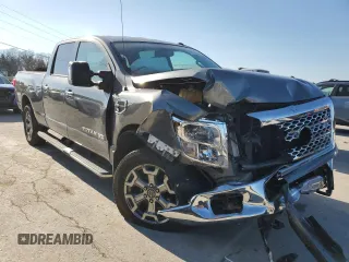 2019 Nissan Titan XD SL with VIN 1N6BA1F41KN511886, listed as a Copart auction lot 86123854 with 46,664 mi miles and Salvage Title. Bid and sale history available at carsss.com. Image 4.