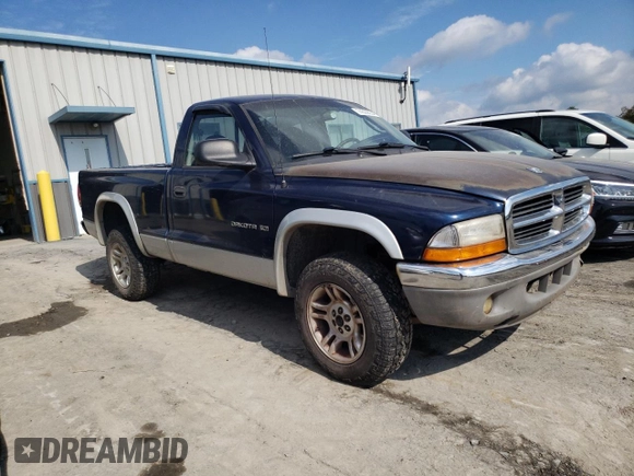 2001 Dodge Dakota with VIN 1B7GG26X21S116431, listed as a Copart auction lot 74329054 with 144,055 mi miles and Salvage Title. Bid and sale history available at carsss.com. Image 4.