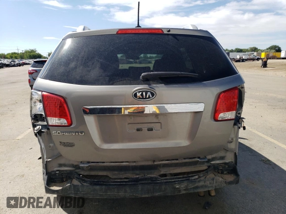 2011 Kia Sorento LX with VIN 5XYKTDA28BG169624, listed as a Copart auction lot 58858964 with 147,478 mi miles and Salvage Title. Bid and sale history available at carsss.com. Image 6.
