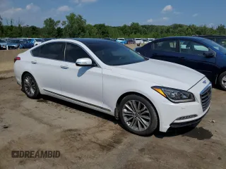 2017 Genesis G80 3.8L with VIN KMHGN4JE1HU211502, listed as a Copart auction lot 64684094 with 70,682 mi miles and Salvage Title. Bid and sale history available at carsss.com. Image 4.
