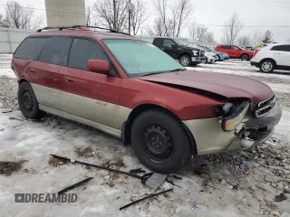 2002 Subaru Legacy Outback Limited with VIN 4S3BH686227643070, listed as a Copart auction lot 43704645 with Not provided miles and Clean title. Bid and sale history available at DreamBid. Image 4.