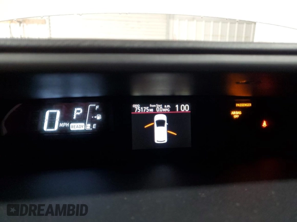 2016 Toyota Prius One with VIN JTDKDTB30G1121847, listed as a Copart auction lot 53061125 with 75,175 mi miles and Clean Title. Bid and sale history available at DreamBid. Image 9.