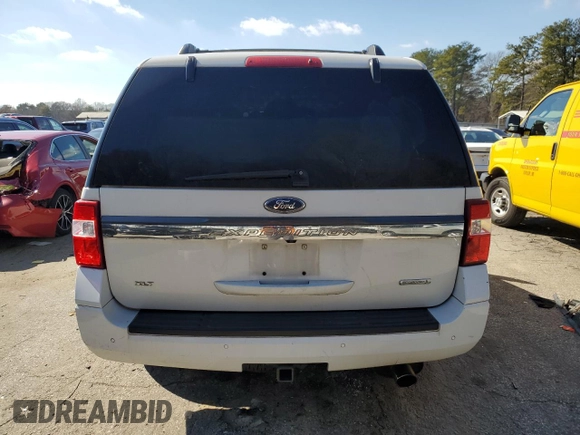 2015 Ford Expedition XLT with VIN 1FMJU1JTXFEF40907, listed as a Copart auction lot 44520755 with Not provided miles and Salvage title. Bid and sale history available at DreamBid. Image 6.