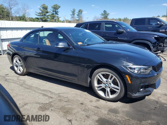 2019 BMW 4 Series 430i xDrive with VIN WBA4Z3C51KEN88803, listed as a Copart auction lot 50422424 with 47,588 mi miles and Salvage title. Bid and sale history available at DreamBid. Image 4.
