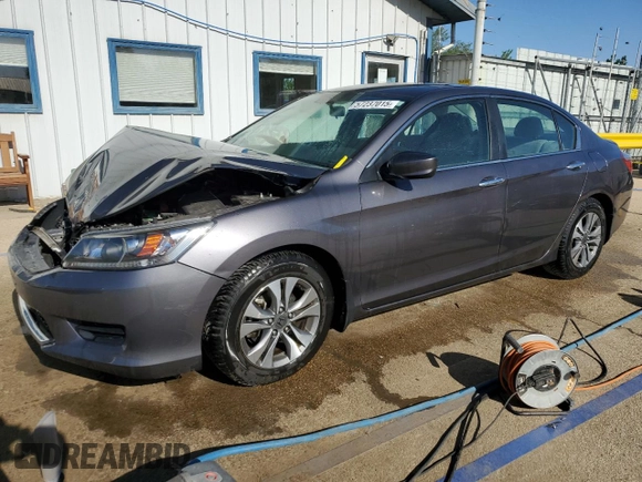 2013 Honda Accord LX z VIN 1HGCR2F39DA004422, wystawiony jako Copart lot #57237015 z przebiegiem 61 540 mil mil oraz Szkoda całkowita • Salvage title. Historia ofert i sprzedaży dostępna na DreamBid. Obrazek 1.