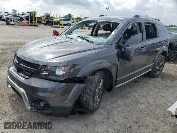 2015 Dodge Journey Crossroad with VIN 3C4PDDGG7FT633491, listed as a Copart auction lot 59751435 with Not provided miles and Salvage title. Bid and sale history available at DreamBid. Image 1.